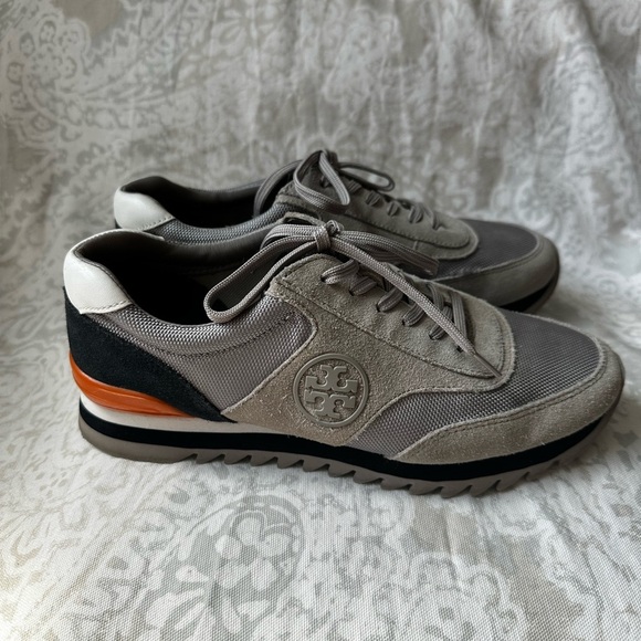 Tory Burch Logo Sawtooth Women's Multicolor Sneakers size 8.5 - Picture 2 of 16